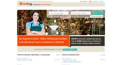 Desktop Screenshot of hotfrog.com.mx