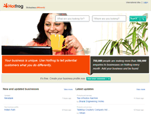 Tablet Screenshot of hotfrog.in