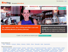 Tablet Screenshot of hotfrog.pt