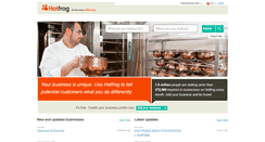 Desktop Screenshot of hotfrog.com