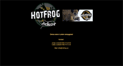 Desktop Screenshot of hotfrog.se