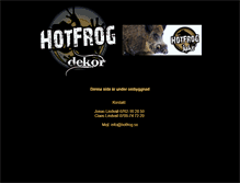Tablet Screenshot of hotfrog.se
